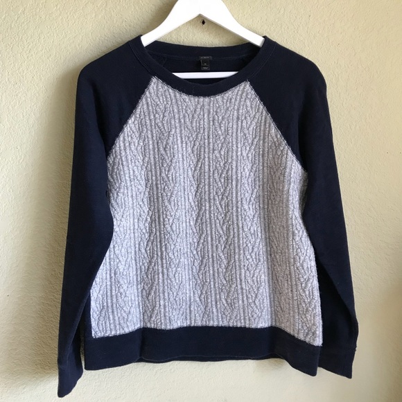 J. CREW Cabled Pullover Sweater - Picture 2 of 8
